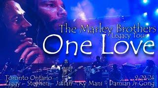 "One Love" Marley Brothers Legacy Tour 2024 Toronto Ziggy, Stephen, Julian, Ky-Mani, Damian Jr.Gong!