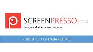 Screenpresso feature tour: Microsoft OneNote integration in Screenpresso