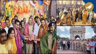 Hyderabad Commissioner CV Anand visit Old City and inspects procession route for Ganesh immersion