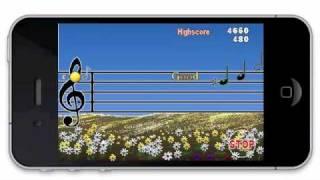 vocal singing pitch game for iPhone & iPod Touch "bSharp"