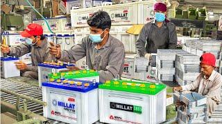 Manufacturing process of Truck Lead Acid Batteries | How Millat Batteries Are Made ||