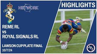 REME RL vs R SIGNALS RL PLATE FINAL TRY HIGHLIGHTS 10-7-24