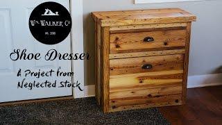 The Shoe Dresser - A Project from Neglected Stock