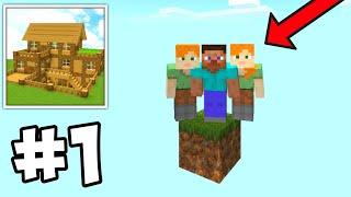 Block Crazy 2024 ONE BLOCK Multiplayer Survival Gameplay Walkthrough Part 1 | Block Crazy Robo World