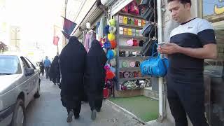 Mashhad Iran (4k), walking street tour in old neighborhood in Mashhad