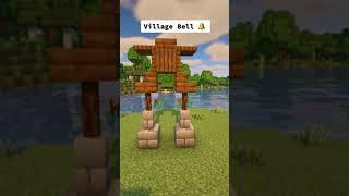 Minecraft Medieval Village Bell Design!