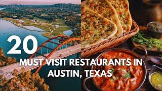 20 Must-Visit Restaurants In Austin Texas | The Ultimate Travel Guide