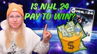 IS NHL 24 PAY TO WIN ? PLAYING D1 PLAYER TO FIND IT OUT!