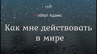 Роберт Адамс - Как мне действовать в мире [Nikosho]