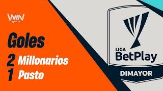 Millonarios vs. Pasto (goles) | Liga BetPlay 2024-2 | Cuadrangulares - Fecha 1