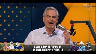 THE HERD | Colin Cowherd's INSANE Top 10 NFL Teams, Lions 1, Chiefs Drop, Eagles, Steelers Rise