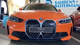 BMW i4 eDrive40 G26 in Inka Orange for European Championships 2022