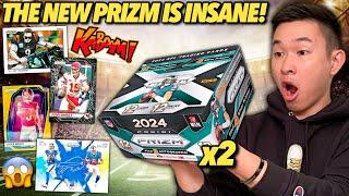 ONE OF THE BEST OPENINGS EVER (INSANE PULLS)!  2024 Panini Prizm Football FOTL Hobby Box Review x2