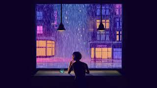 Two hour loop of relaxing rain by illustrator Matt Saunders