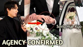 Shocking! Agency Confirmed Lee Min ho Song Hye Kyo Upcoming Private Wedding