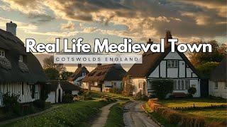 Villages in England Still living in Medieval Time Cotswolds Walking Tour 4K