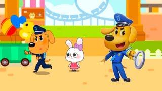 Baby Labrador _ #34 Help Sheriff || The Safety Tips Babybus Game