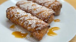 Sweet Delicious Peach Cobbler Egg Rolls | Desserts