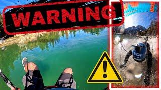 Paragliding FAIL - Landing inside a lake