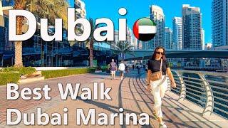 Dubai Marina City Life Full Tour 2023 4K