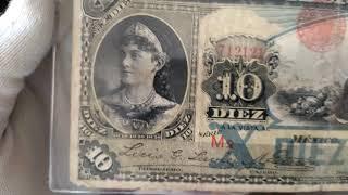 No creerás la historia de este hermoso billete antiguo año 1901 billetes Mexicanos