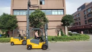 Electric Forklift with Lead cid-Battery. Traction battery type,continous working 6-7 hour