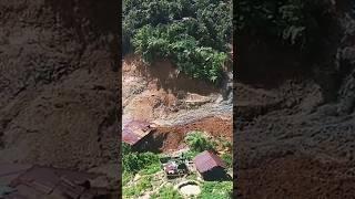 Shocking floods and landslide village river sawti #shorts