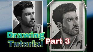 Vicky Kaushal Drawing Tutorial | Vk Artbox Competition Part 3