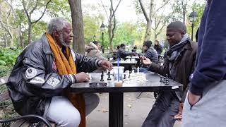 HTXChess at the Chess Tables at Washington Square Park