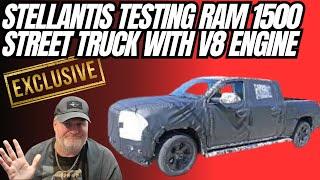 Stellantis Testing 2026 Ram Street Truck Spotted In Michigan With Camouflage