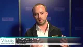 Sebastian Tiedtke (Sauce Labs) Interview - Velocity Santa Clara 2014