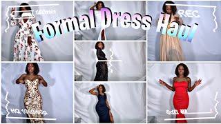 Try on Haul | Formal Dress Edition  ft FashionNova + PoshbyV | MsPotatoHead