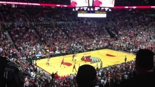 The Moda Center erupts!