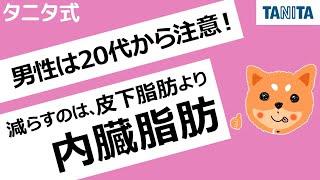 落としやすい【内臓脂肪】男性も20代から意識しよう！