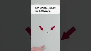 Fix small hole in drywall short #shorts #diy