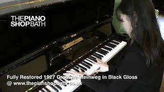 Fully Restored 1927 Grotrian-Steinweg Model 120 in Black Gloss @ The Piano Shop, Bath