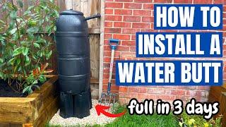 How to Install a Water Butt