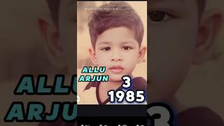 ALLU ARJUN Age Transformation (1982-2025) | Allu Arjun life journey evolution #alluarjun #pushpa2