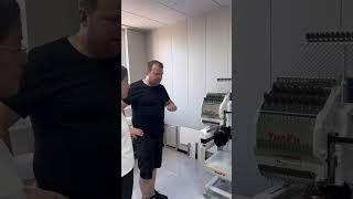 Small working area 400*240mm 1 head 15 needles embroidery machine #embroiderymachine #embroidery
