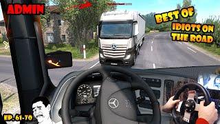  BEST OF Idiots on the road - ETS2MP - Ep. 61-70 | Tony 747 - Best moments