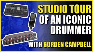 Studio Tour and Interview of ICONIC Drummer, Gorden Campbell