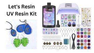 Let's Resin UV resin starter kit with light | Great for Beginners