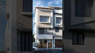 Beautiful modern house front elevation design  - 22 feet frontage