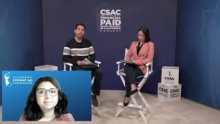 CSAC Financial Paid Podcast, Episode 3: Affordable Education For All