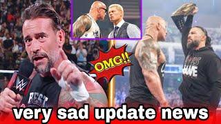 Shocking sad news WrestleMania 41 Main Event Reveal Roman Reigns toBattle SurprisingFormer Champion!