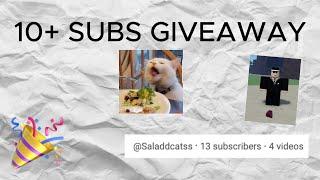 10 SUBS GIVEAWAY