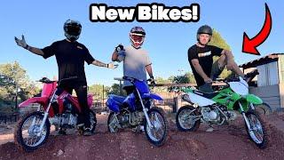 Pit Bike Shootout On Backyard Track!