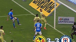 Resumen Clasico Joven | America (3) vs (3) Cruz Azul | Clausura 2016