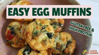 Easy Egg Muffins Recipe (Meal Prep Idea, Gluten Free)