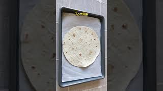 I made tortilla Pizza for my breakfast, tasty and easy
